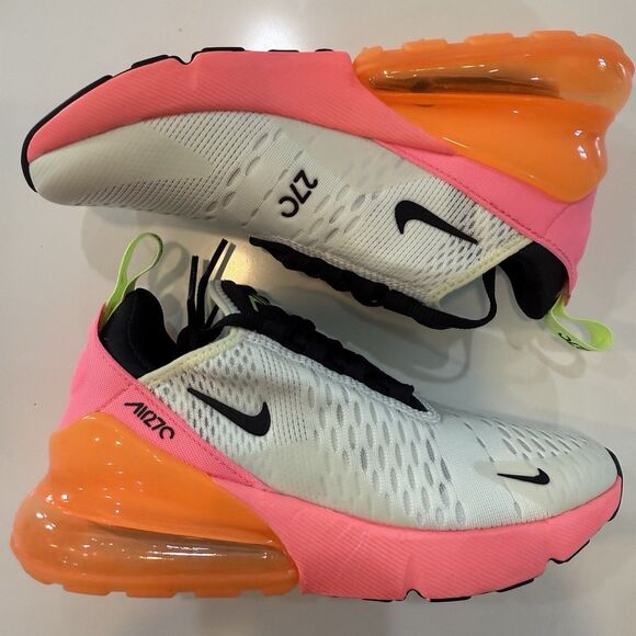 Nike Air Max 270 Summit White Sunset Pulse W Size 5 Brand New fast Shipping - Picture 5 of 9